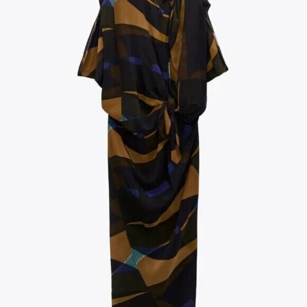 ZARA NWT DRAPED DRESS LIMITED EDITION - Picture 5 of 12